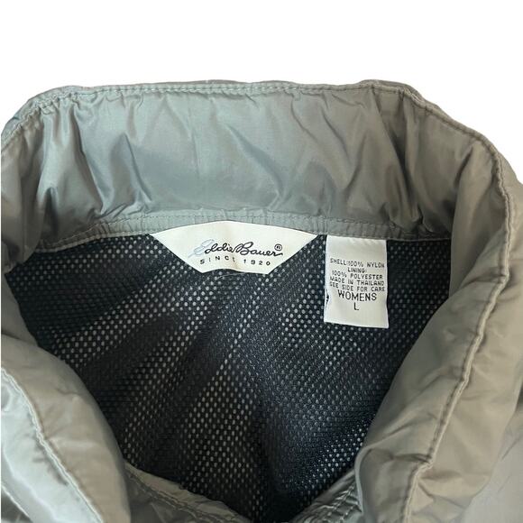 Eddie Bauer Women's Nylon Packable Lightweight Hooded Jacket Size Large - Picture 8 of 12